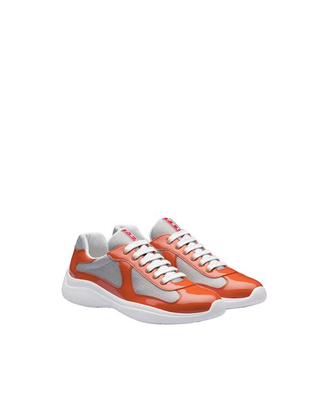 prada orange boat shoes|women's prada shoes price.